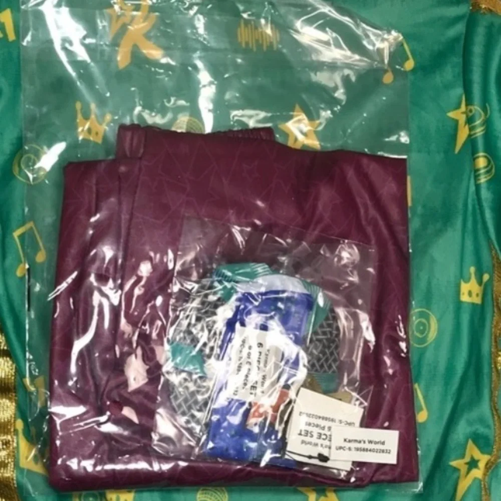 NWT Karma's World Halloween Costume Girls Small 6–6 X Netflix dress Rubies - Picture 3 of 3